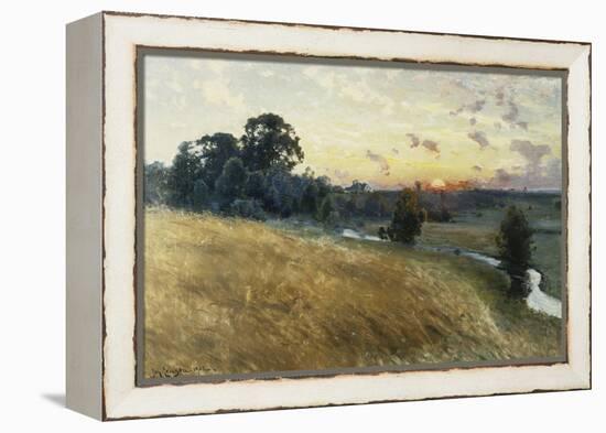 An Extensive Landscape at Sunset, 1902-Johan Ericson-Framed Premier Image Canvas