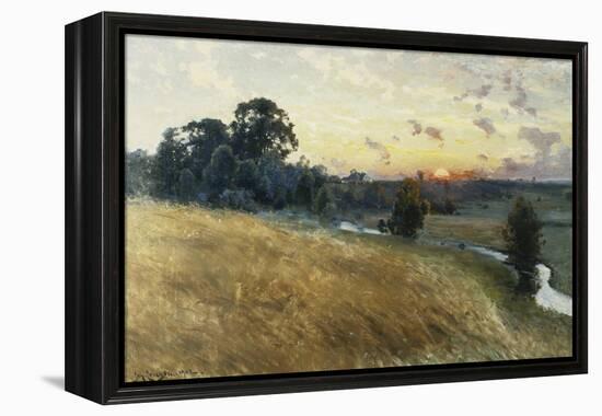 An Extensive Landscape at Sunset, 1902-Johan Ericson-Framed Premier Image Canvas