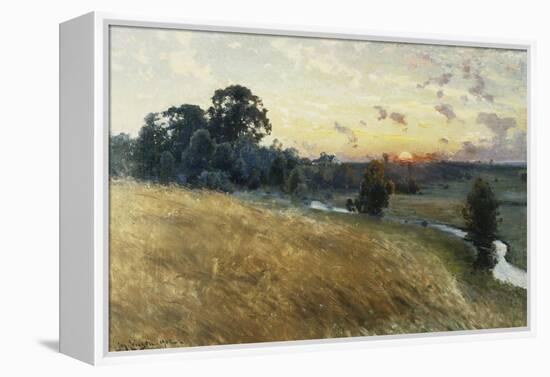 An Extensive Landscape at Sunset, 1902-Johan Ericson-Framed Premier Image Canvas