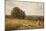 An Extensive Landscape with Harvesters, 1873-Edmund George Warren-Mounted Giclee Print