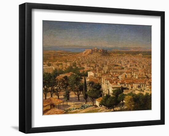 An Extensive View of Athens with the Acropolis, Greek School-null-Framed Giclee Print