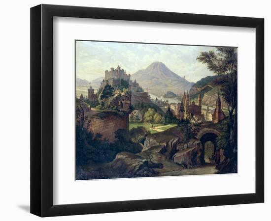 An Extensive View of Salzburg with the Hohensalzburg Fortress-null-Framed Giclee Print