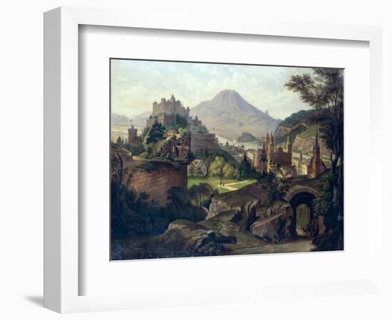 An Extensive View of Salzburg with the Hohensalzburg Fortress-null-Framed Giclee Print