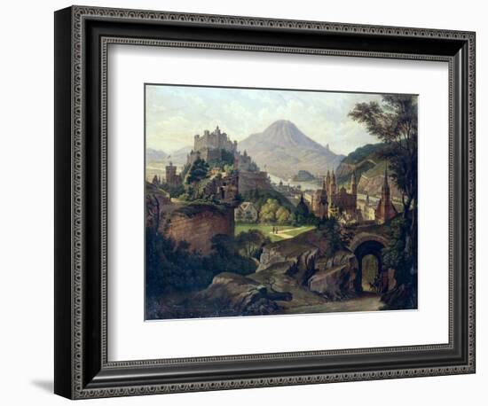 An Extensive View of Salzburg with the Hohensalzburg Fortress-null-Framed Giclee Print