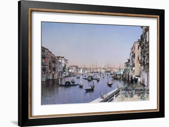 An Extensive View of the Grand Canal, Venice-Martin Rico y Ortega-Framed Giclee Print