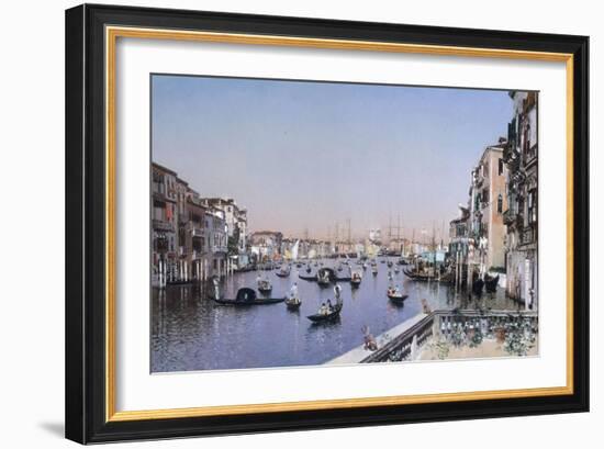 An Extensive View of the Grand Canal, Venice-Martin Rico y Ortega-Framed Giclee Print