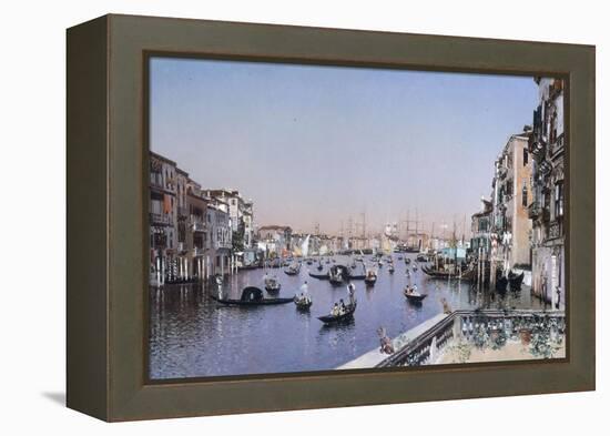 An Extensive View of the Grand Canal, Venice-Martin Rico y Ortega-Framed Premier Image Canvas