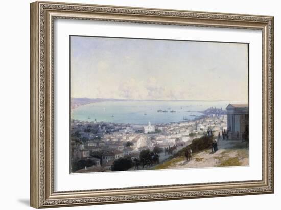 An Extensive View of Theodosia in the Crimea, 1890-Ivan Konstantinovich Aivazovsky-Framed Giclee Print