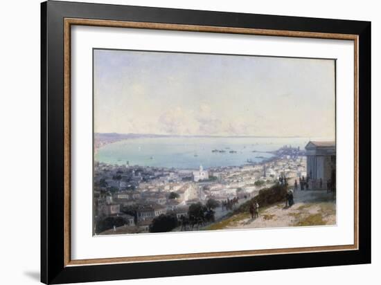 An Extensive View of Theodosia in the Crimea, 1890-Ivan Konstantinovich Aivazovsky-Framed Giclee Print