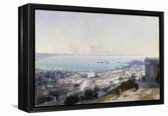 An Extensive View of Theodosia in the Crimea, 1890-Ivan Konstantinovich Aivazovsky-Framed Premier Image Canvas