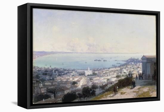An Extensive View of Theodosia in the Crimea, 1890-Ivan Konstantinovich Aivazovsky-Framed Premier Image Canvas