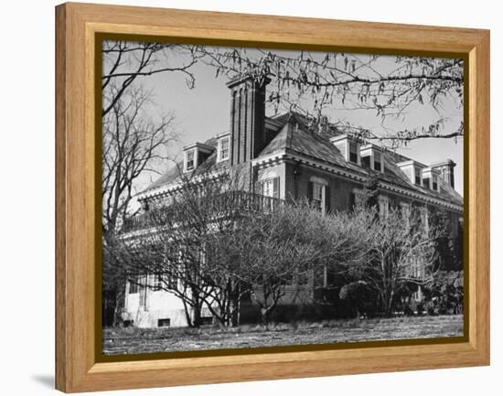 An Exterior View of the Home of Thomas Mann-Hansel Mieth-Framed Premier Image Canvas