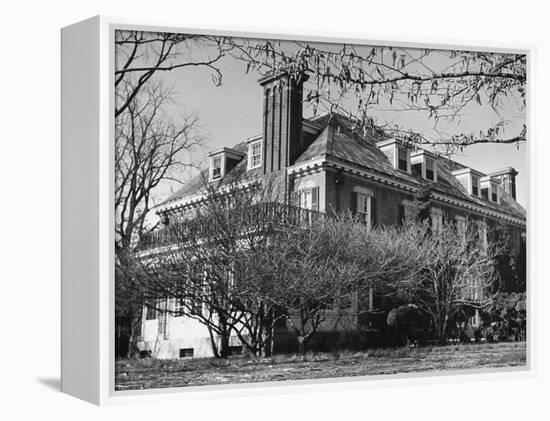 An Exterior View of the Home of Thomas Mann-Hansel Mieth-Framed Premier Image Canvas