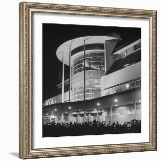 An Exterior View of the Jai-Alai in Manila-Carl Mydans-Framed Photographic Print