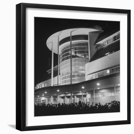 An Exterior View of the Jai-Alai in Manila-Carl Mydans-Framed Photographic Print