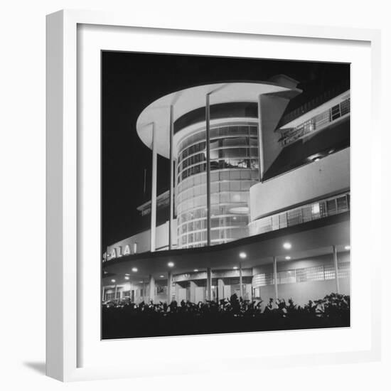 An Exterior View of the Jai-Alai in Manila-Carl Mydans-Framed Photographic Print