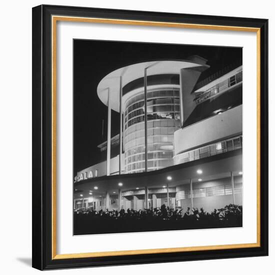 An Exterior View of the Jai-Alai in Manila-Carl Mydans-Framed Photographic Print