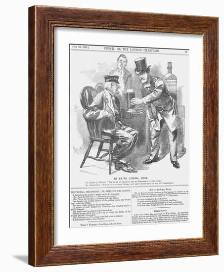 An Extra Liberal Dose, 1885-Edward Linley Sambourne-Framed Giclee Print