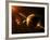 An Extraterrestrial Spacecraft Approaches a World That Lies Between Two Bright Suns-Stocktrek Images-Framed Photographic Print