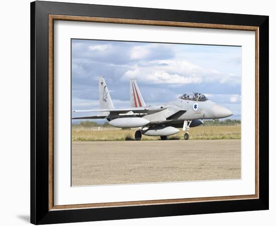 An F-15D BAZ of the Israeli Air Force-Stocktrek Images-Framed Photographic Print