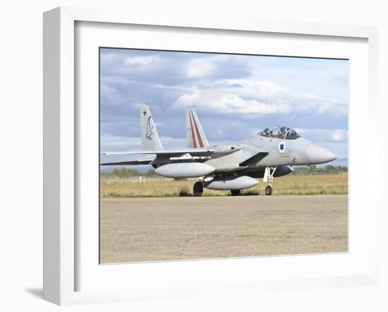 An F-15D BAZ of the Israeli Air Force-Stocktrek Images-Framed Photographic Print