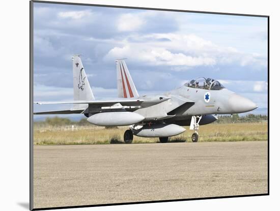 An F-15D BAZ of the Israeli Air Force-Stocktrek Images-Mounted Photographic Print