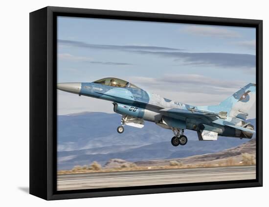 An F-16A Fighting Falcon of the Famous US Navy Topgun Naval Fighter Weapons School-Stocktrek Images-Framed Premier Image Canvas