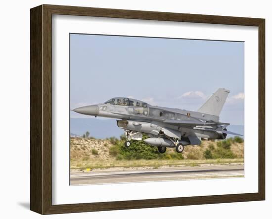 An F-16D of the Royal Singapore Air Force-Stocktrek Images-Framed Photographic Print