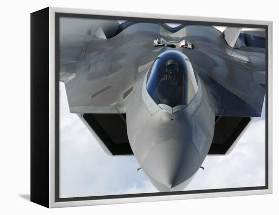 An F-22 Raptor Prepares For Refueling-Stocktrek Images-Framed Premier Image Canvas