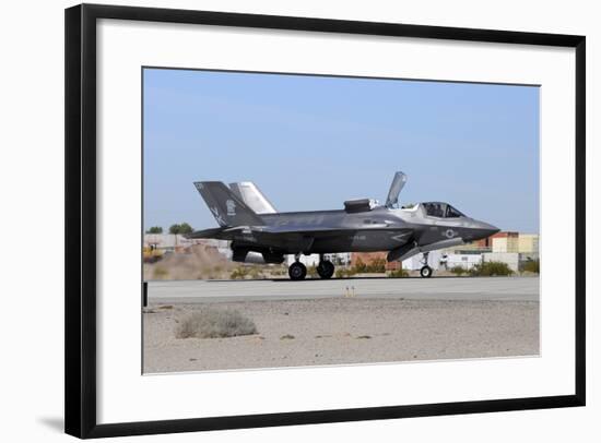 An F-35B Lightning Ii Landing at Marine Corps Air Station Yuma, Arizona-Stocktrek Images-Framed Photographic Print