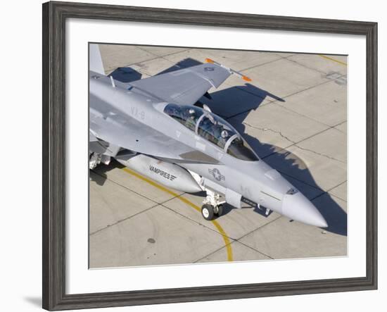 An F/A-18 Super Hornet of the U.S. Navy Air Test and Evaluation Squadron-Stocktrek Images-Framed Photographic Print