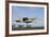 An FA-18E Super Hornet Makes an Arrested Landing Aboard an Aircraft Carrier-Stocktrek Images-Framed Photographic Print