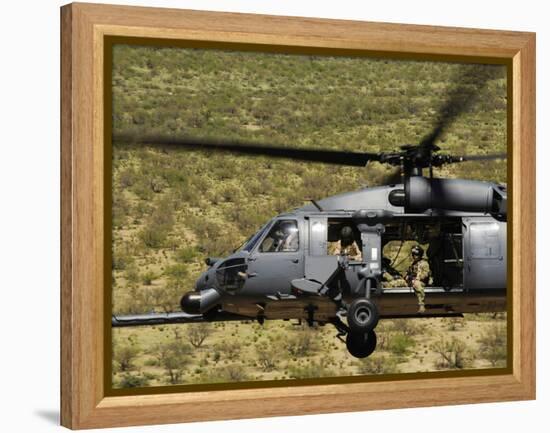 An HH-60 Pave Hawk Flies over the Desert During Angel Thunder 2010-Stocktrek Images-Framed Premier Image Canvas