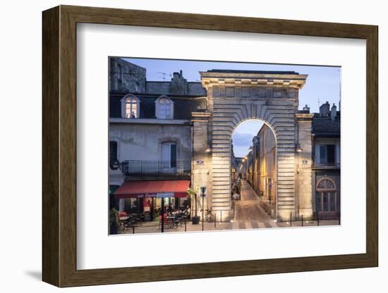 An Historic Gate Leading into the City of Bordeaux-Mallorie Ostrowitz-Framed Photographic Print