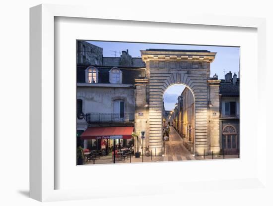 An Historic Gate Leading into the City of Bordeaux-Mallorie Ostrowitz-Framed Photographic Print