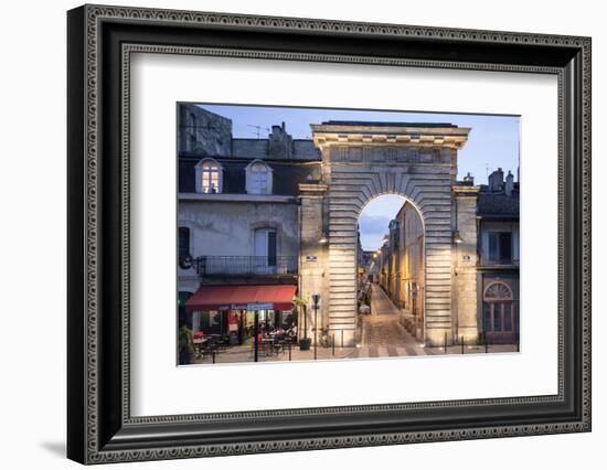 An Historic Gate Leading into the City of Bordeaux-Mallorie Ostrowitz-Framed Photographic Print