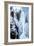 An Ice Climber Ascends A Route In Ouray, Colorado-Dan Holz-Framed Photographic Print