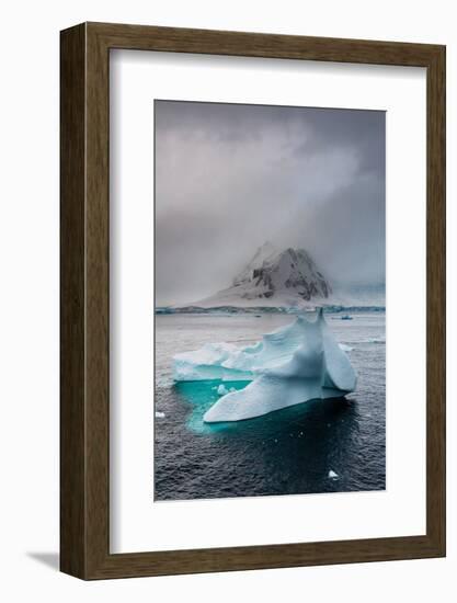 An iceberg in the Herrera Channel, Antarctica.-Sergio Pitamitz-Framed Photographic Print