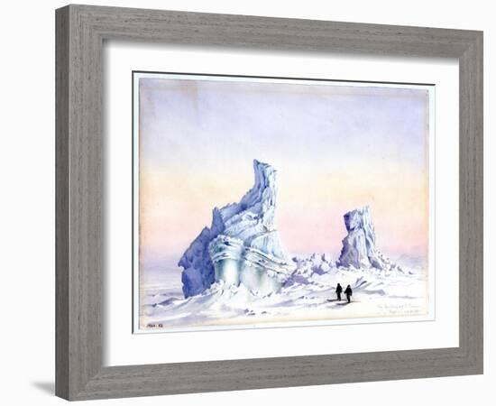 An Iceberg Off Cape Evans, 1st-11th September, 1911-Edward Adrian Wilson-Framed Giclee Print