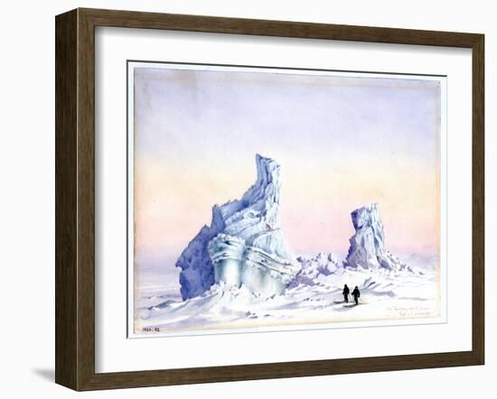 An Iceberg Off Cape Evans, 1st-11th September, 1911-Edward Adrian Wilson-Framed Giclee Print