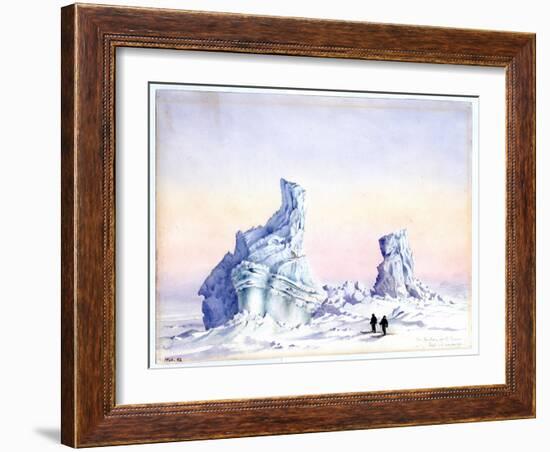 An Iceberg Off Cape Evans, 1st-11th September, 1911-Edward Adrian Wilson-Framed Giclee Print