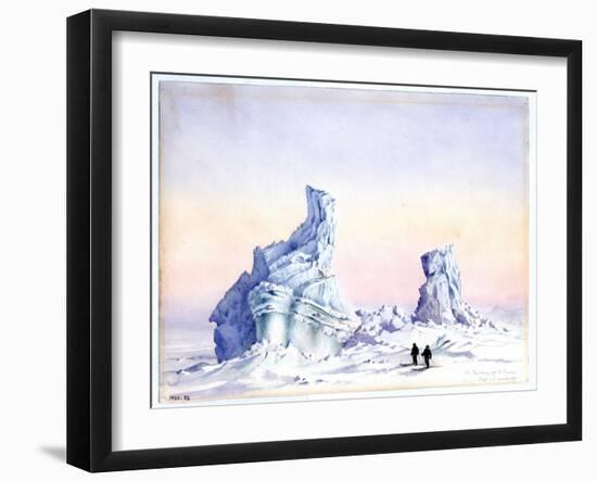 An Iceberg Off Cape Evans, 1st-11th September, 1911-Edward Adrian Wilson-Framed Giclee Print