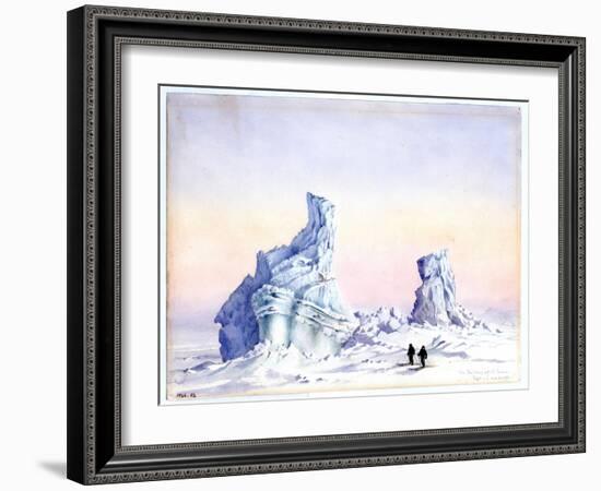 An Iceberg Off Cape Evans, 1st-11th September, 1911-Edward Adrian Wilson-Framed Giclee Print