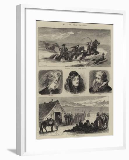 An Icelandic Wedding-Samuel Edmund Waller-Framed Giclee Print