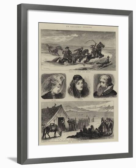 An Icelandic Wedding-Samuel Edmund Waller-Framed Giclee Print