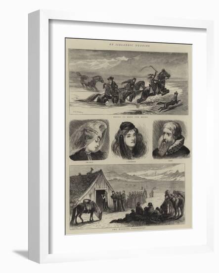 An Icelandic Wedding-Samuel Edmund Waller-Framed Giclee Print