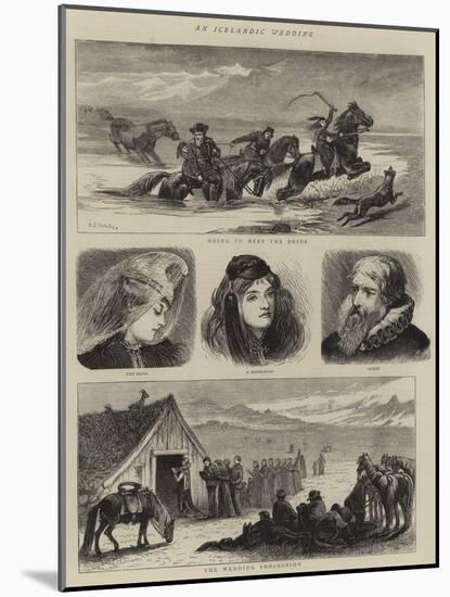 An Icelandic Wedding-Samuel Edmund Waller-Mounted Giclee Print