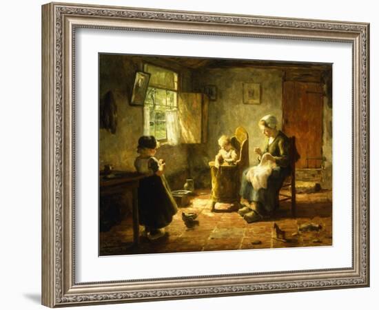 An Idle Afternoon, 1920-Evert Pieters-Framed Giclee Print