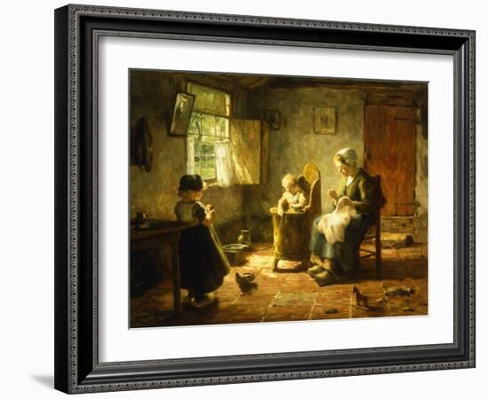 An Idle Afternoon, 1920-Evert Pieters-Framed Giclee Print