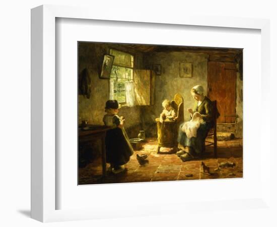 An Idle Afternoon, 1920-Evert Pieters-Framed Giclee Print